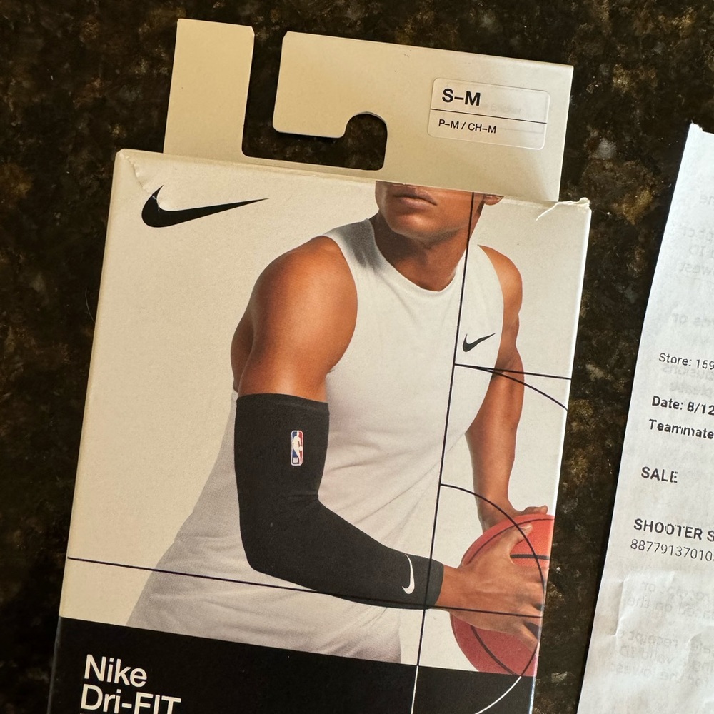 Dry fit sleeve basket ball